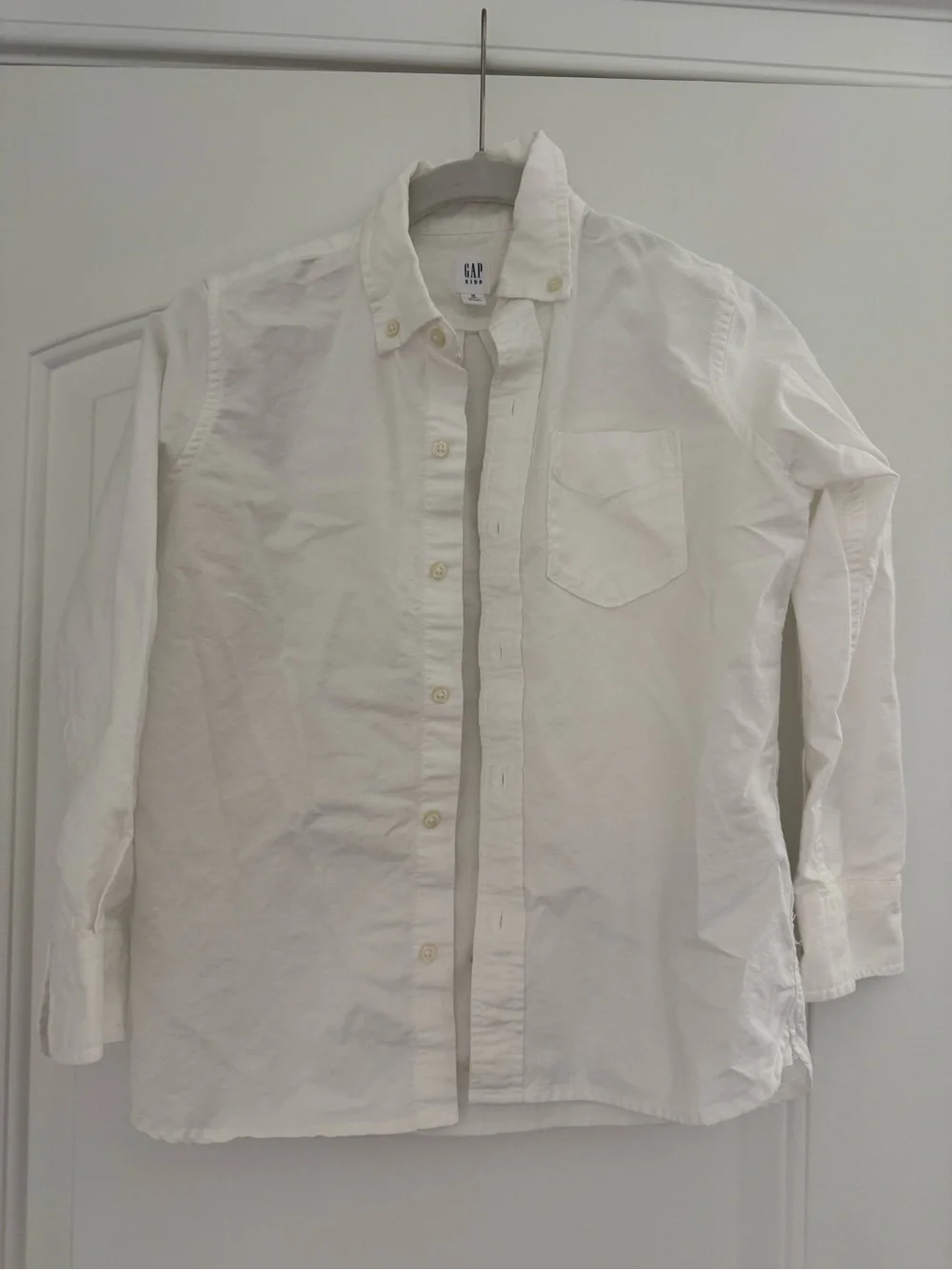 GAP boys White Casual Button-Down Shirt